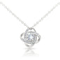 Eternal Heart Four-Leaf Clover Necklace