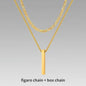 Men’s Layer Pillar Chain Necklace