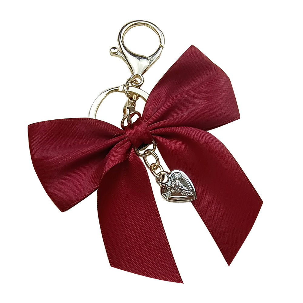 Red Bow Keychain Pendant
