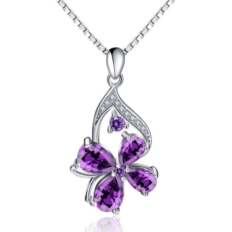 Purple Amethyst Necklace