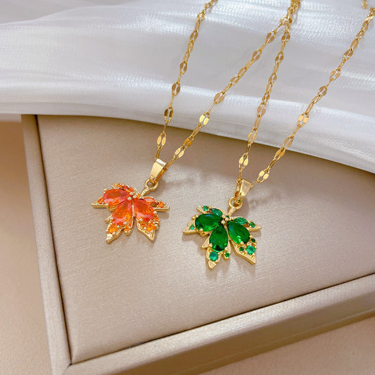 Maple Leaf Necklace