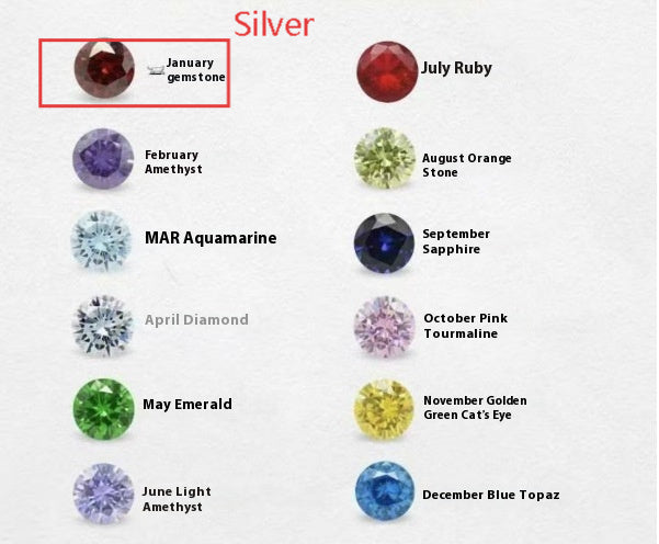 Zircon Birthstone Necklace