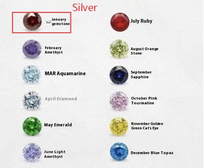 Zircon Birthstone Necklace