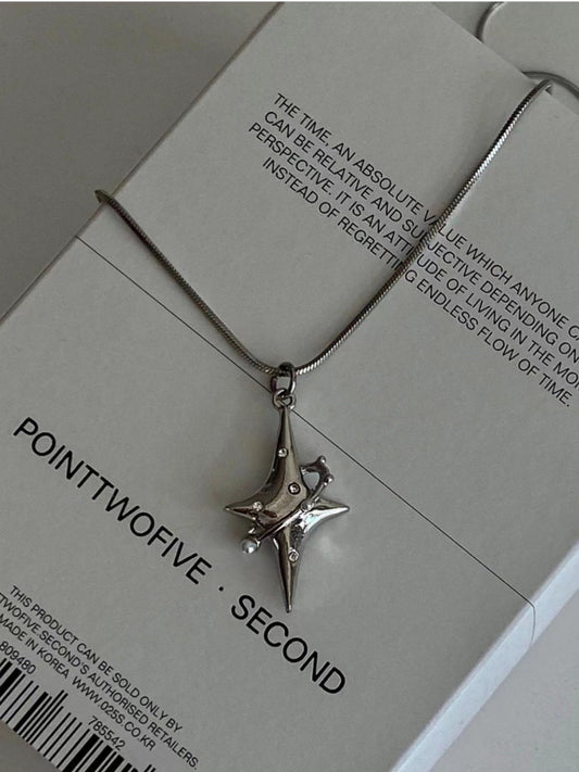Ins Titanium Steel Star Chain Necklace
