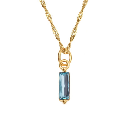 Color Twelve Birthstone Necklace