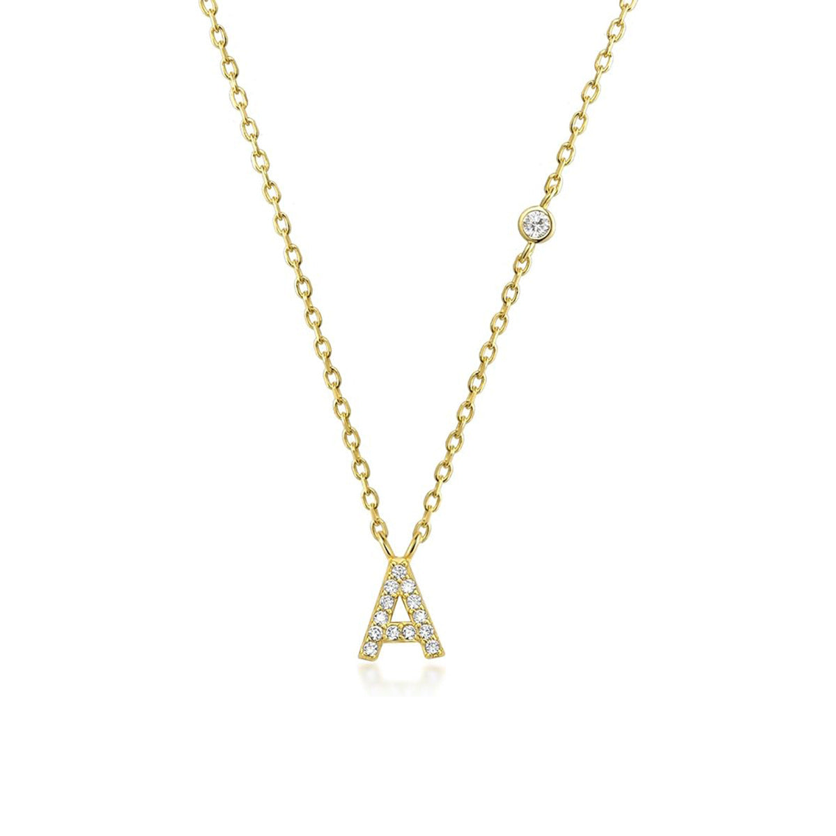 Luxury Gold A-Z 26 Letters Necklace