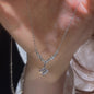 Water Drop Zircon Necklace for Women