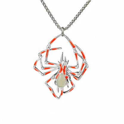 Luminous Spider Necklace