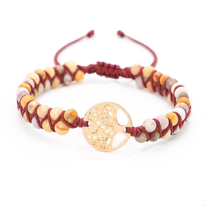 Woven Tree of Life Yoga Bracelet
