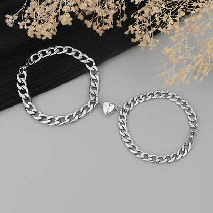 Magnetic Couple Bracelet Set