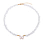 Simple and Versatile Butterfly Natural Stone Necklaces