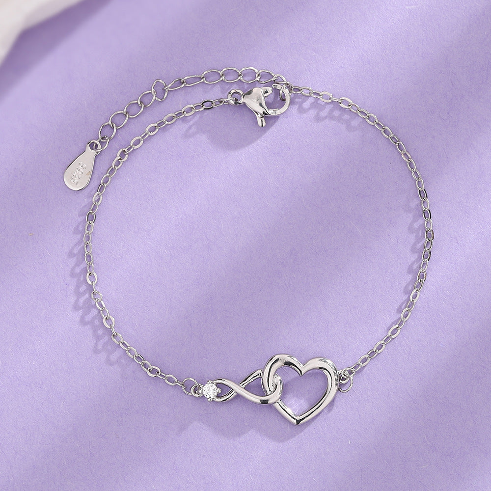 Infinity Heart Bracelet