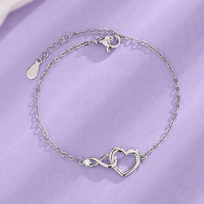 Infinity Heart Bracelet