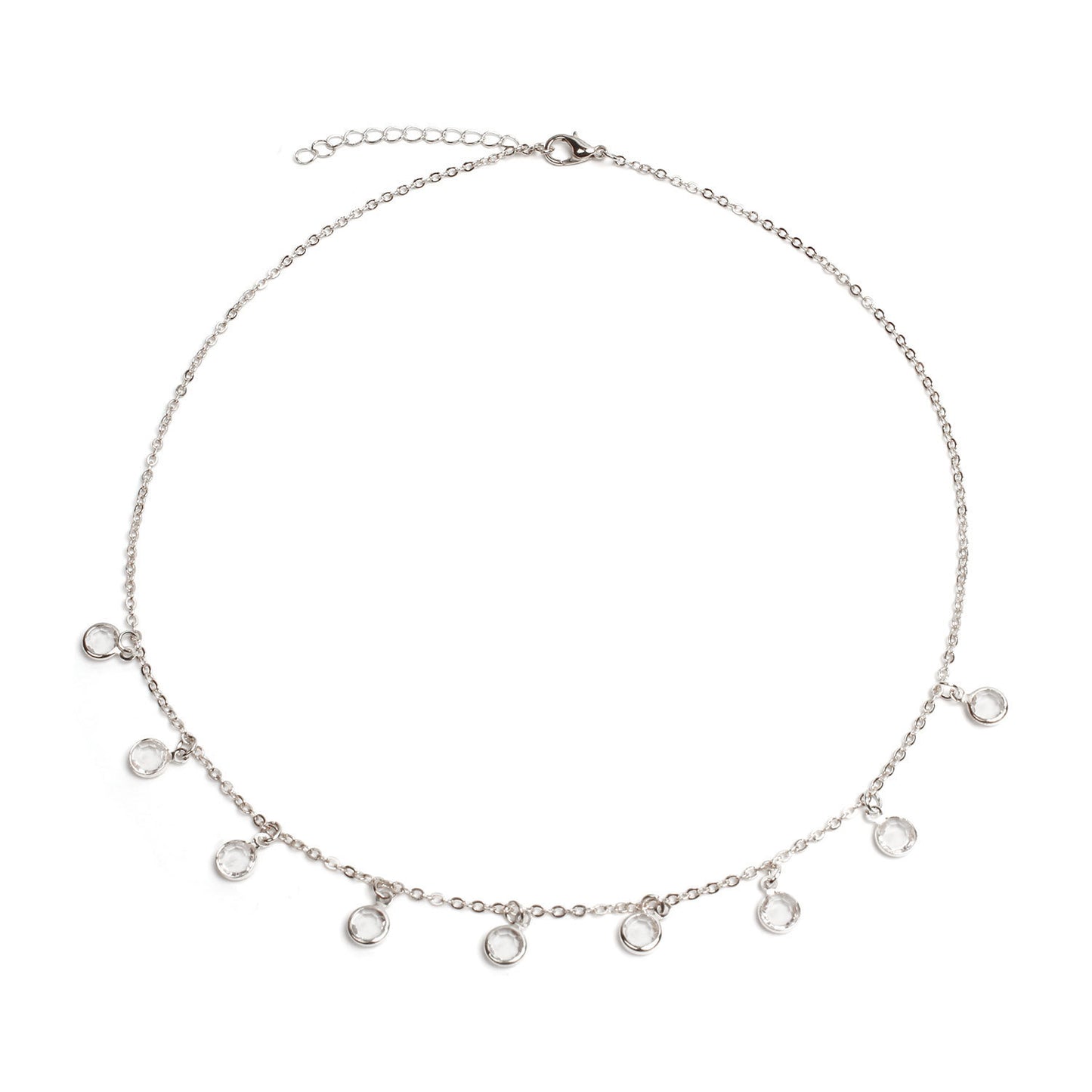 Simple Little Diamond Necklace