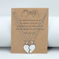 Best Friend Heart Clavicle Chain Necklace