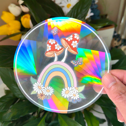 Colourful Suncatcher Rainbow Prism Glass PVC Window Film