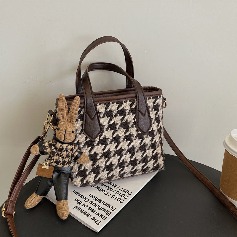 Shoulder Bag Checkerboard Handbag