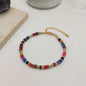Colorful Natural Shell Hand - Woven Beaded Bracelet - Trendy Radar
