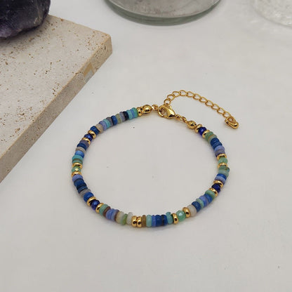Colorful Natural Shell Hand - Woven Beaded Bracelet - Trendy Radar