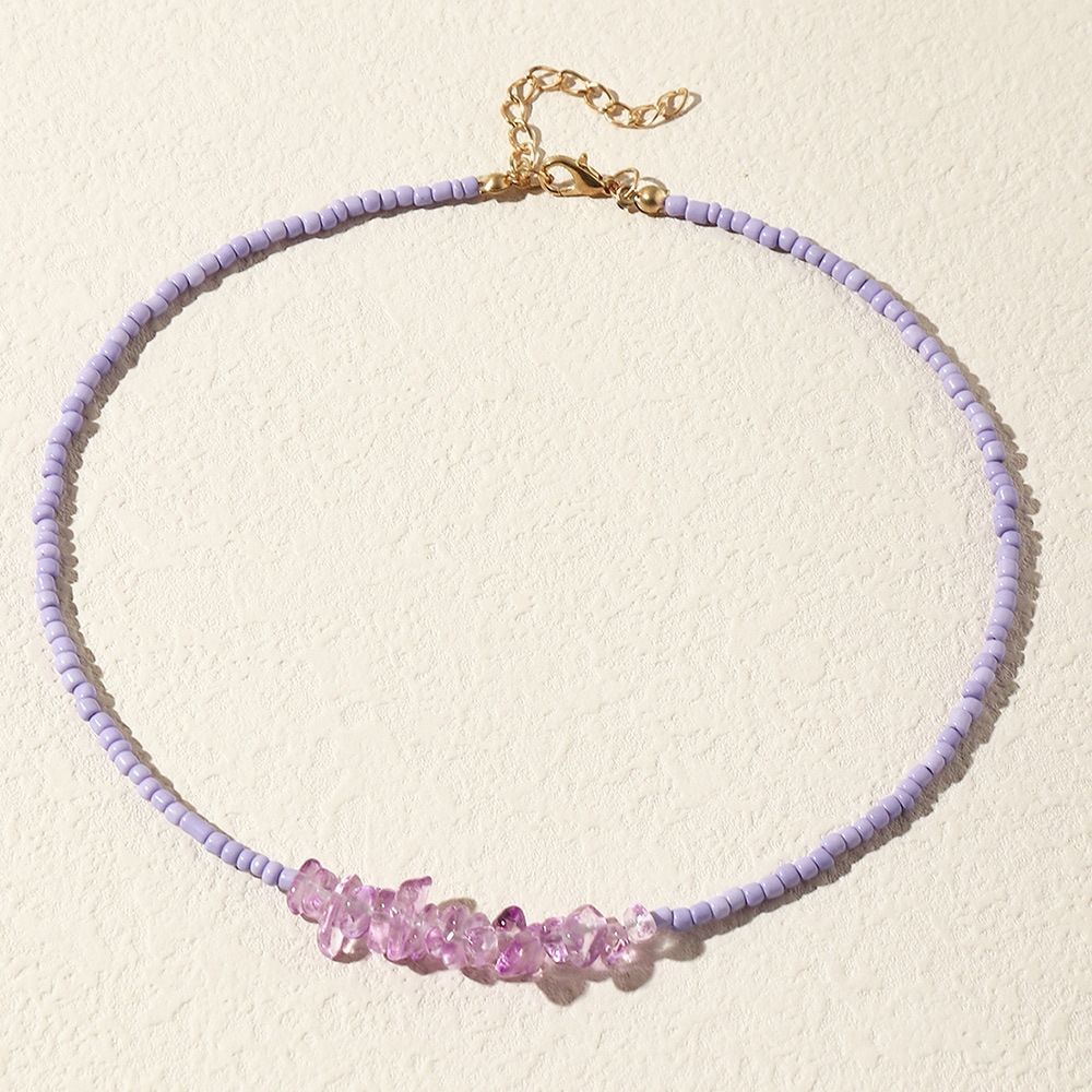Colorful Rice Beads Crystal & Necklaces - Trendy Radar