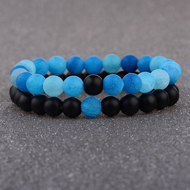 Colourful Agate Bead Bracelet - Trendy Radar