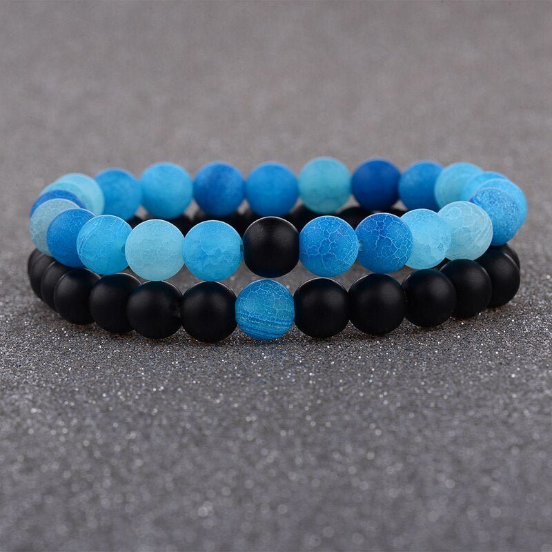 Colourful Agate Bead Bracelet - Trendy Radar