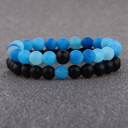 Colourful Agate Bead Bracelet - Trendy Radar