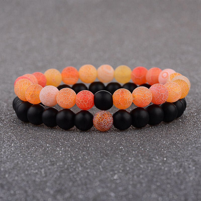 Colourful Agate Bead Bracelet - Trendy Radar