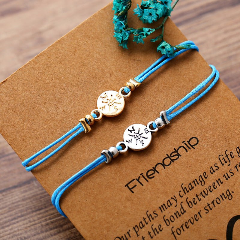 Couple Compass Bracelet Gift Set - Trendy Radar