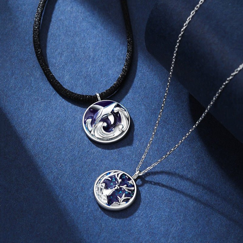 Couple Necklace with Wildlife Design - Trendy Radar
