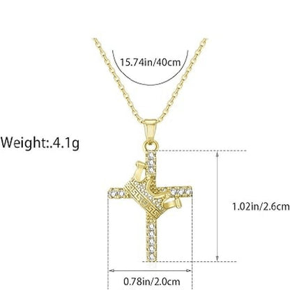 Cross Crown Necklace - Trendy Radar