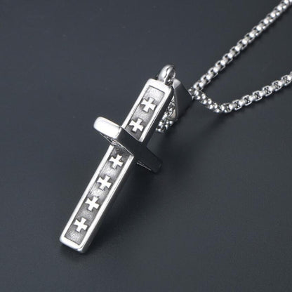 Cross Necklace with Bowknot Pendant - Trendy Radar