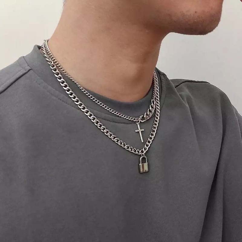 Cross Padlock Necklace - Trendy Radar