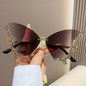 Luxury Diamond Butterfly Sunglasses