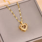 Double Layer Love Pendant Necklace