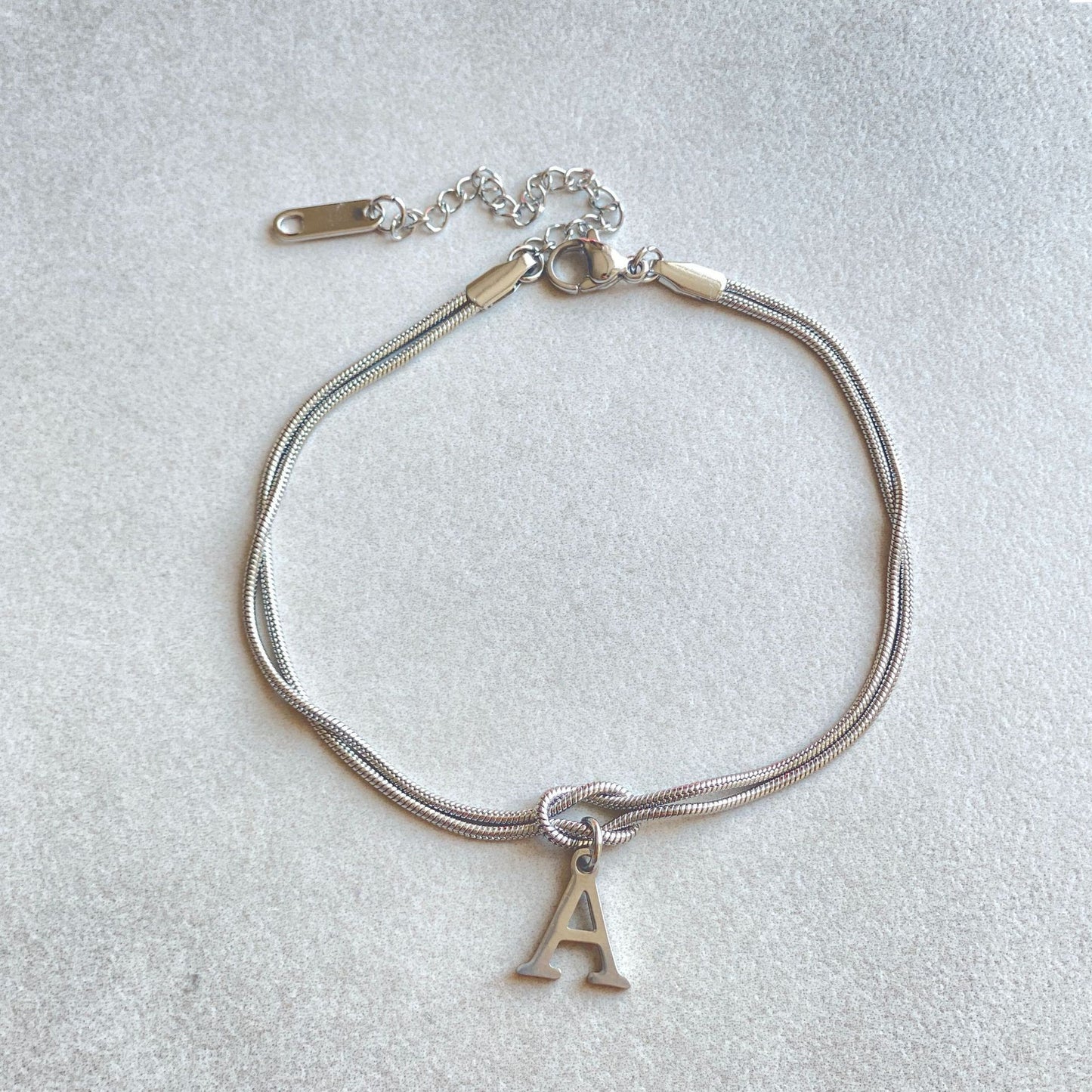 A-Z Love Knot Bracelets