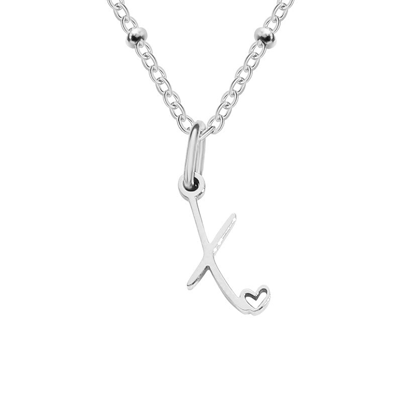 A-Z Personalized 26 Letter Pendant Necklace