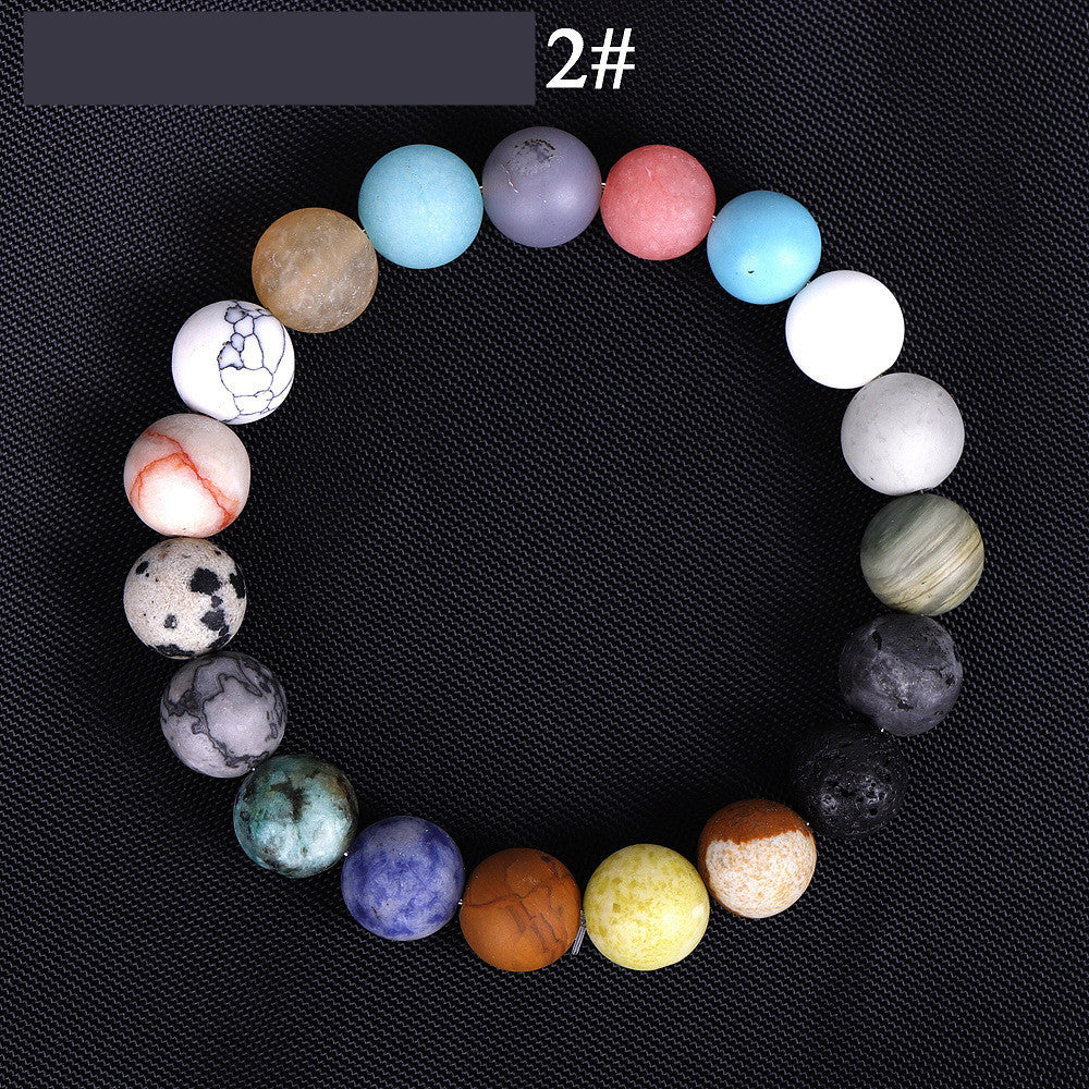 Solar System Eight Stone Planet Bracelet