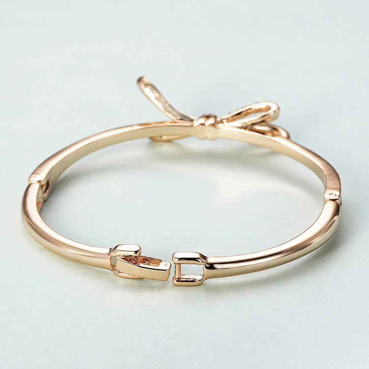 Rose Gold Bow Bracelet