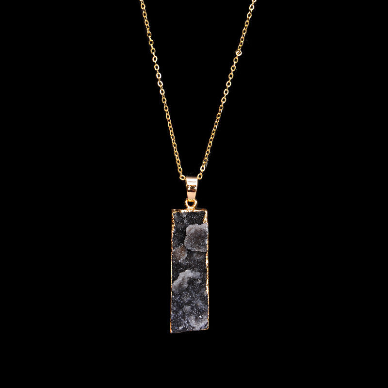 Natural Stone Pendant Necklace