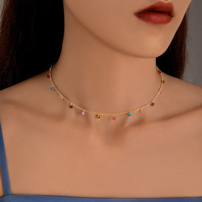 Retro Elegant Irregular Pendants Necklace