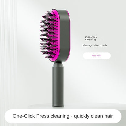 3D Air Cushion Self-Cleaning Hair Comb