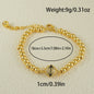 Arabic Style Copper Zircon Bracelet for Women
