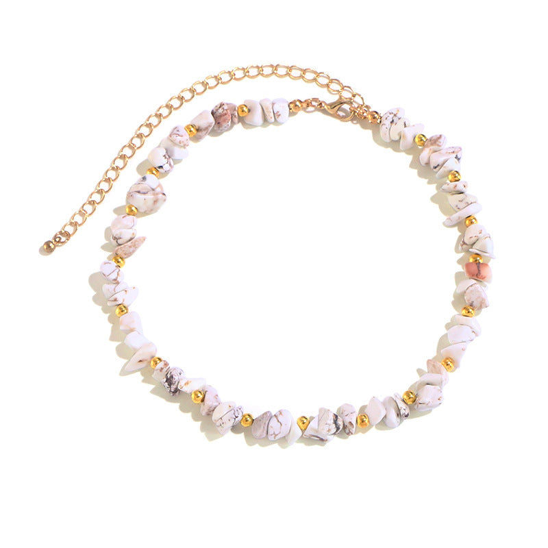 Handmade Natural Stone Irregular Necklaces