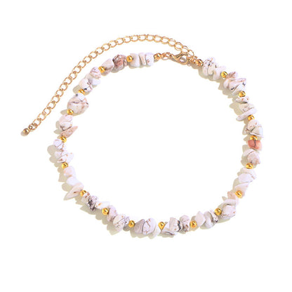 Handmade Natural Stone Irregular Necklaces