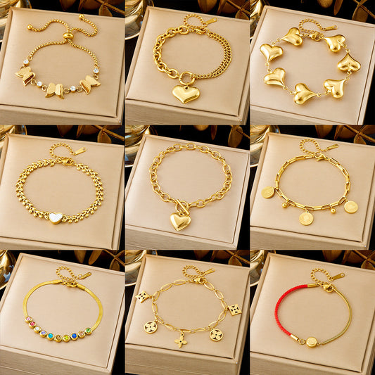 Luxury Women’s Titanium Steel Bracelets
