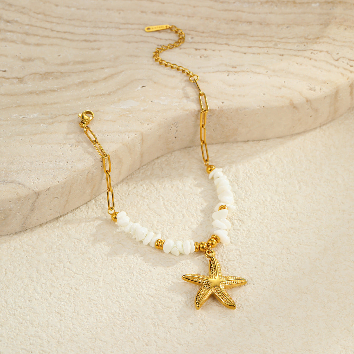 Beach Ocean Style Shell Necklace & Bracelet