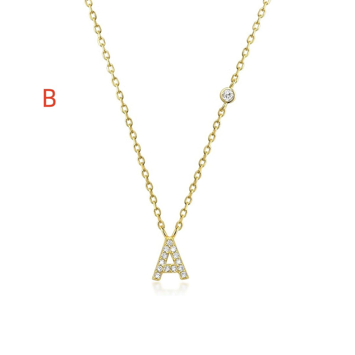 Luxury Gold A-Z 26 Letters Necklace