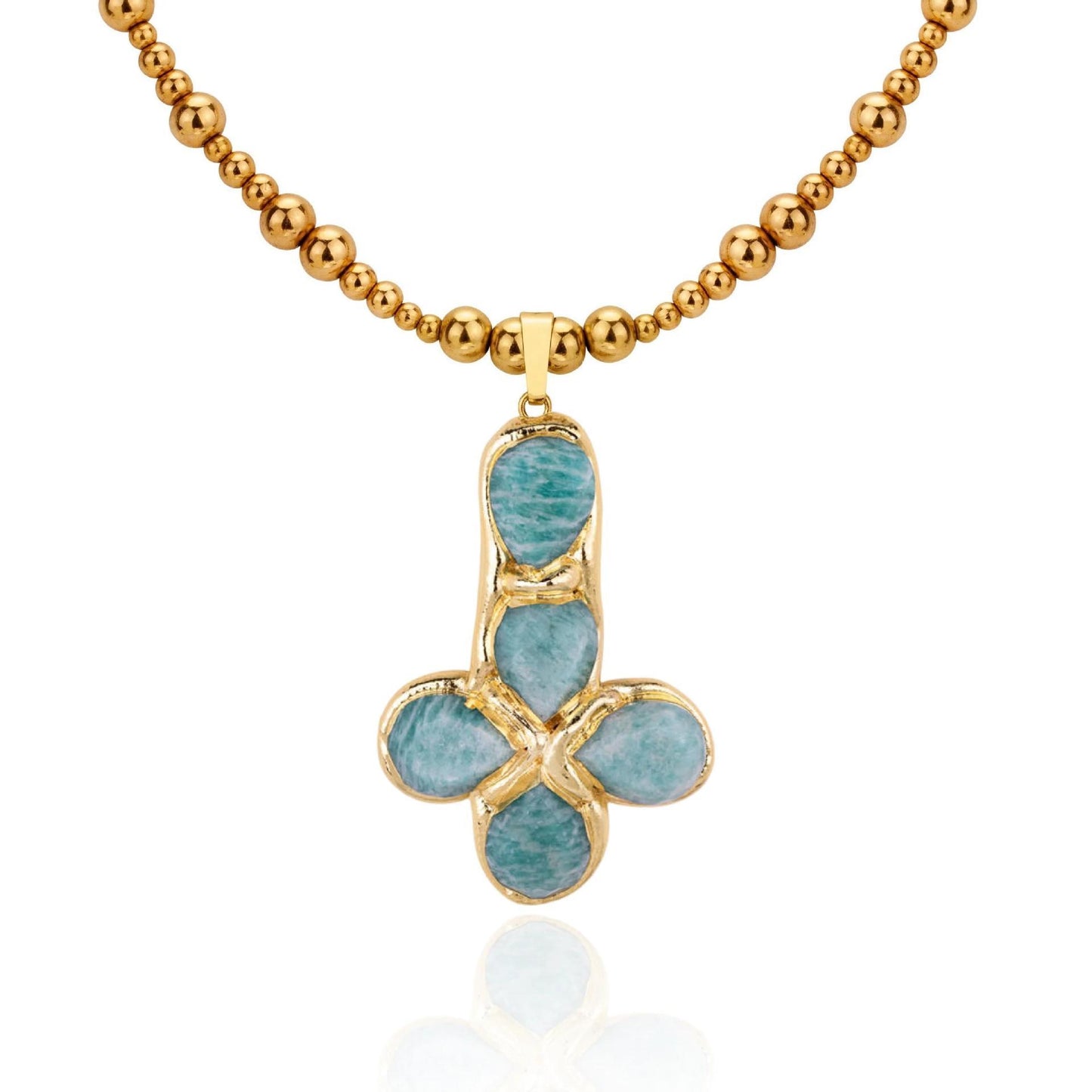 Titanium Steel Cross Pendant Necklace