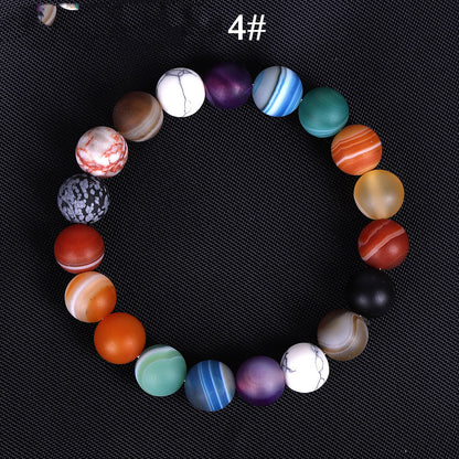 Solar System Eight Stone Planet Bracelet